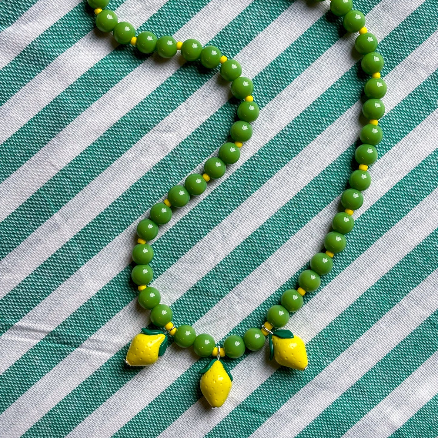 Lemon Trio Necklace