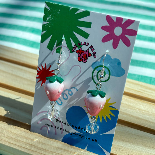 Gradient Strawberry Earrings