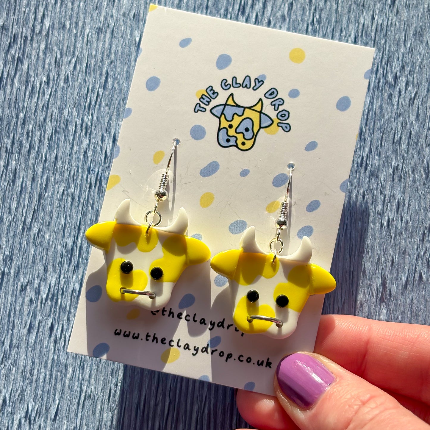 Mini Cows - Zinc Yellow & White