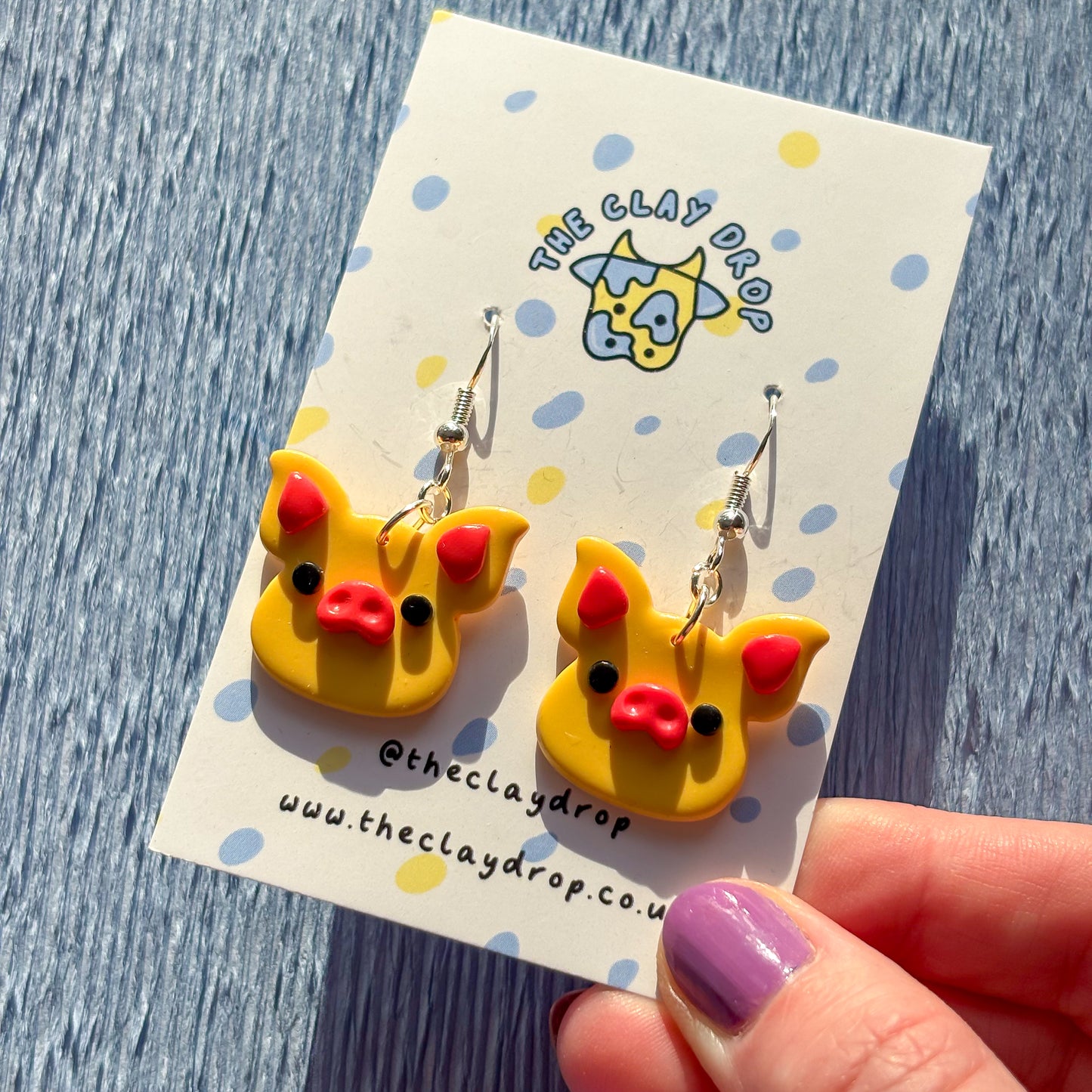 Mini Pigs - Mustard & Orange