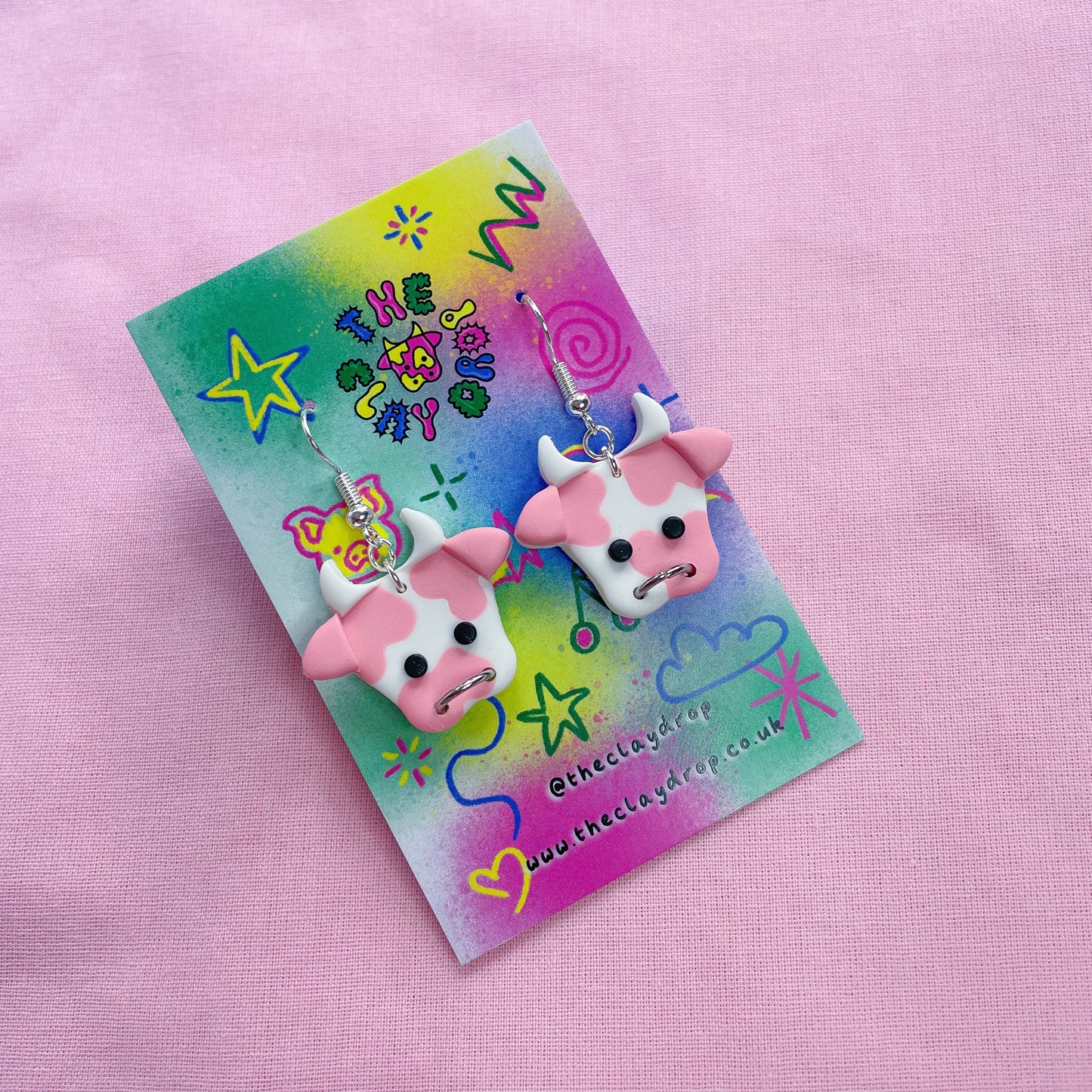 Core Collection Pink & White Cows