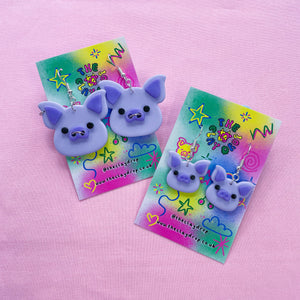 Core Collection Purple Pigs