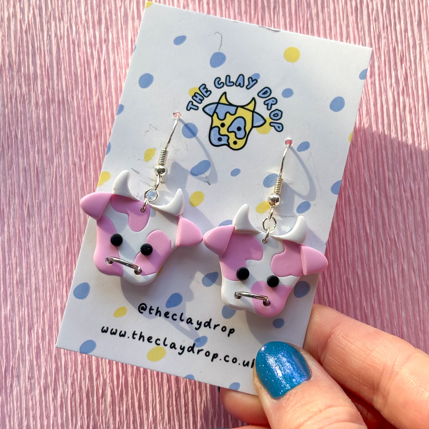 Mini Cows - Pink & White