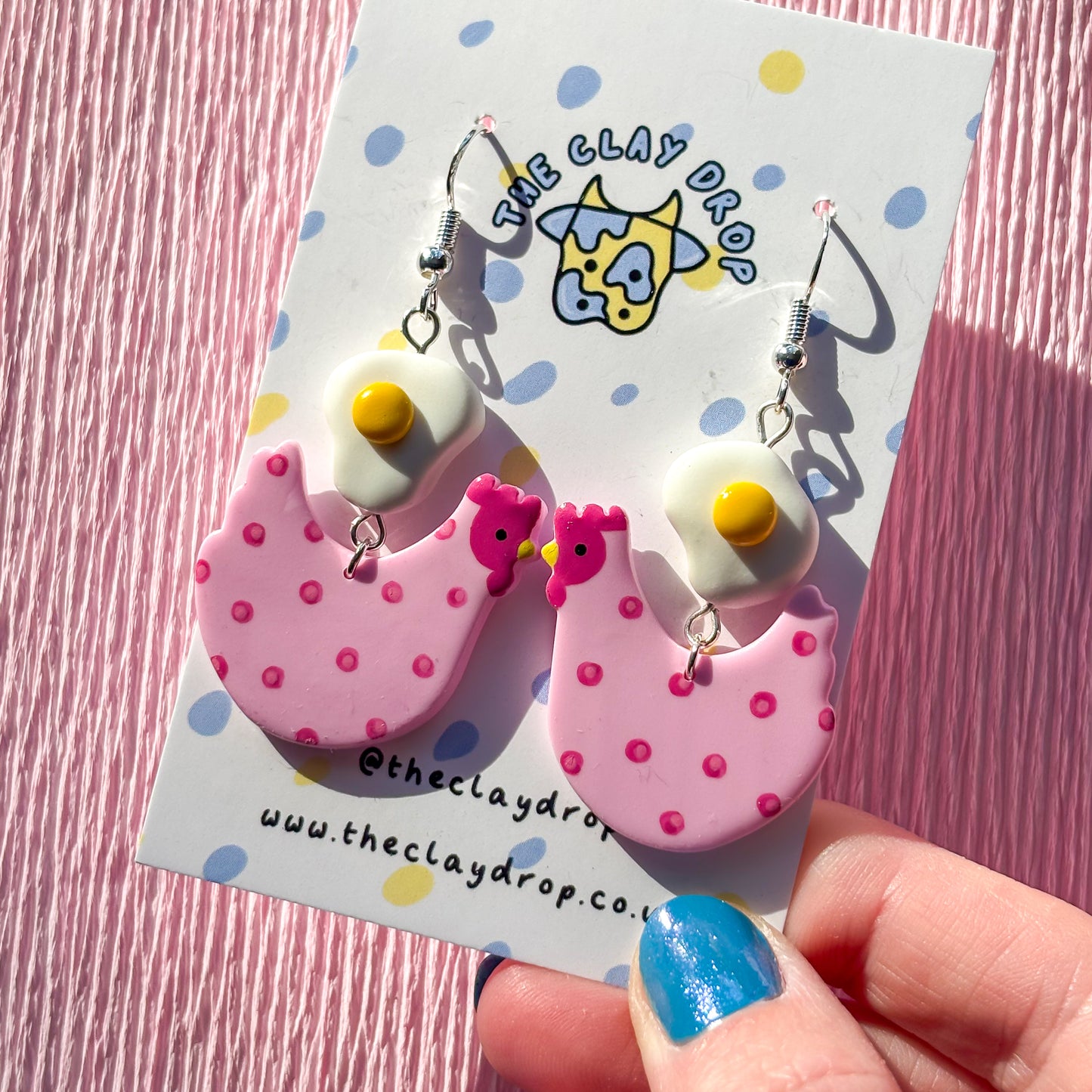 Fried Egg Chickens - Flamingo & Cerise