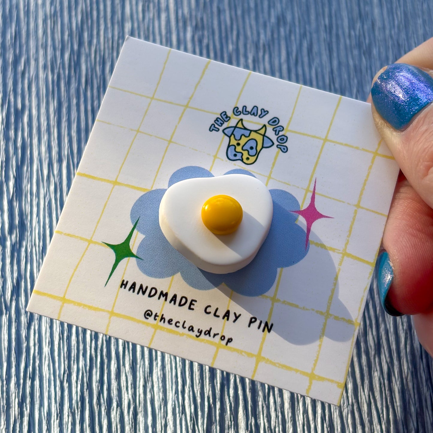 Fried Egg Pin