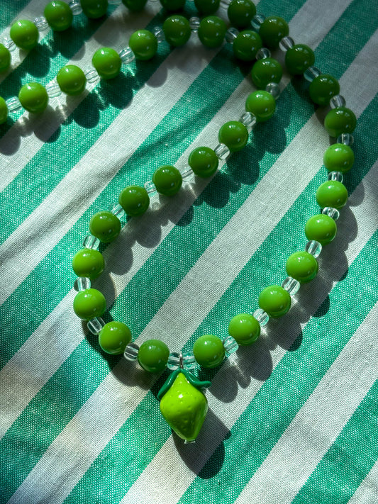 Green Lime Necklace