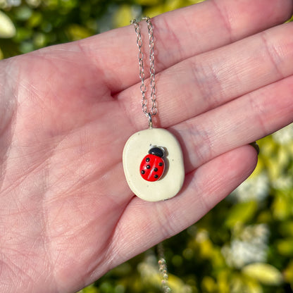 Ladybird Tile Necklace