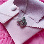 Load image into Gallery viewer, Fine Silver Pig Necklace (Small)
