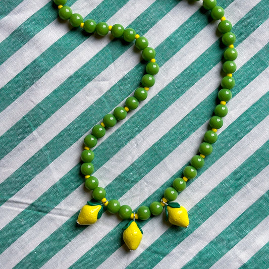 Lemon Trio Necklace