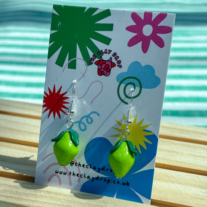 Lime Earrings