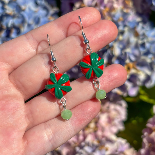 Tomato Earrings