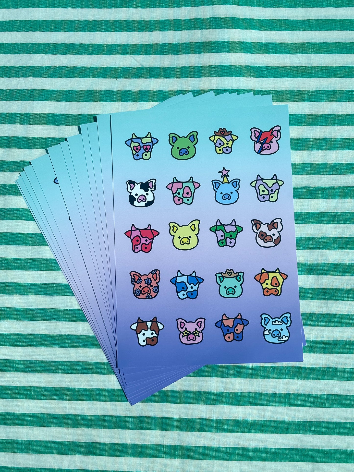 Party Pals A5 Print