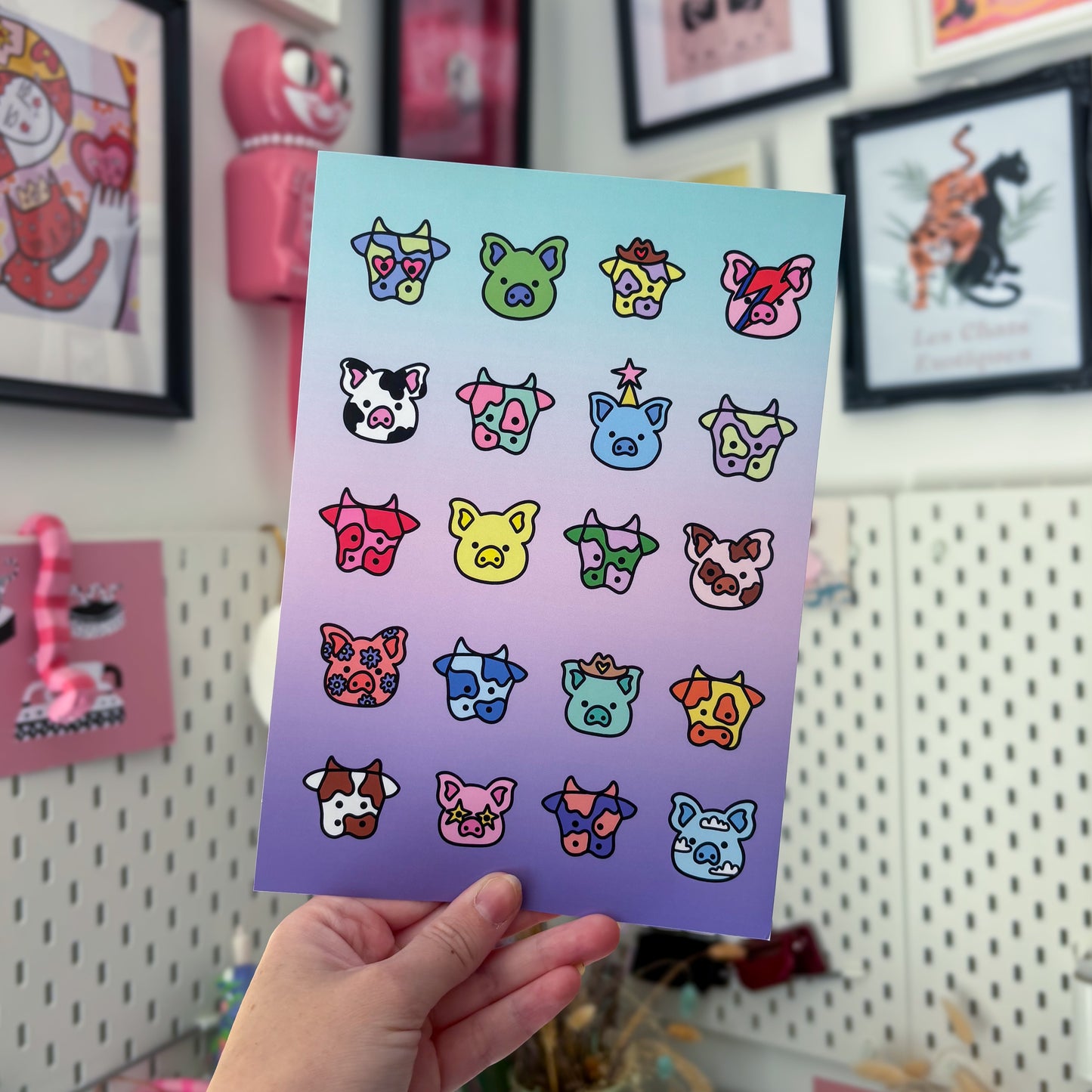 Party Pals A5 Print