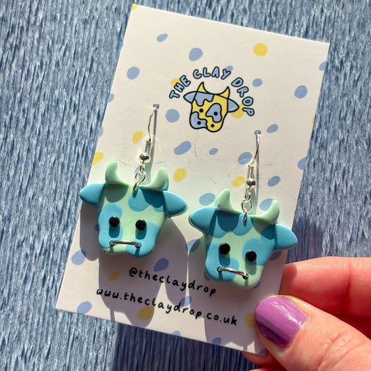 Mini Cows - Mint & Blue