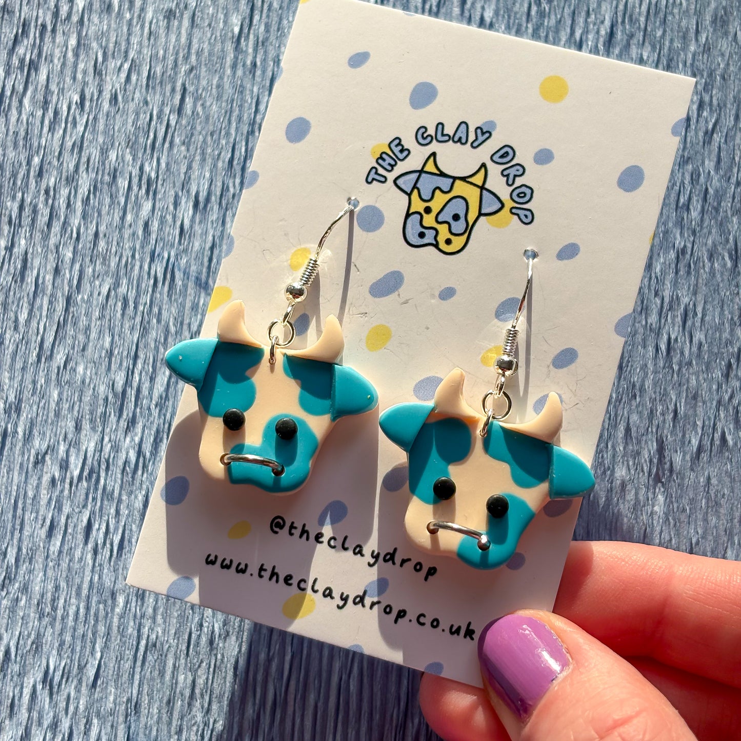 Mini Cows - Sand & Sea Blue