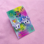 Load image into Gallery viewer, Core Collection Purple &amp; White Cows
