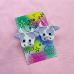 Load image into Gallery viewer, Core Collection Purple &amp; White Cows
