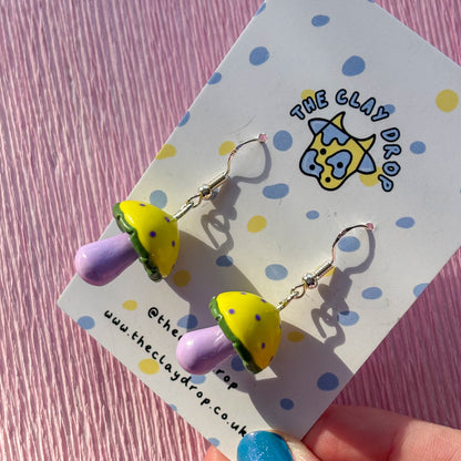 Mushrooms - Zinc Yellow, Avocado & Lavender