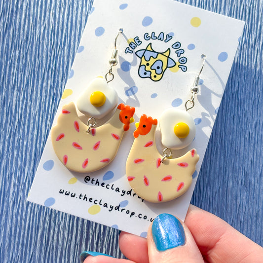 Fried Egg Chickens - Sand & Sun