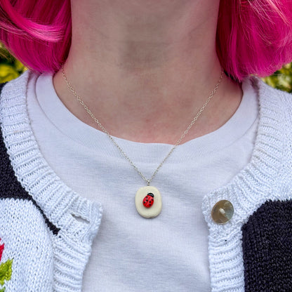 Ladybird Tile Necklace