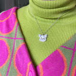 Load image into Gallery viewer, Fine Silver Pig Necklace (Medium)
