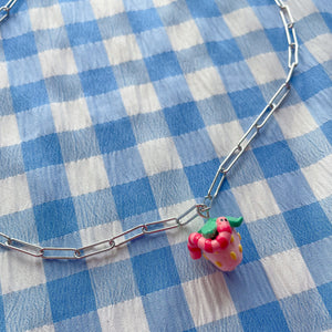 Strawberry Worms - Necklace Only