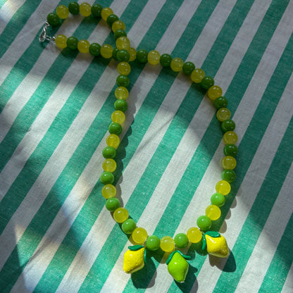 Lemon + Lime Trio Necklace