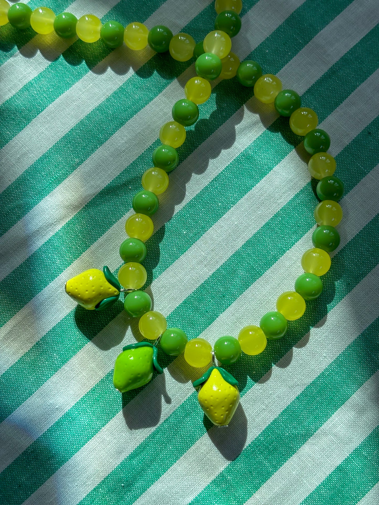 Lemon + Lime Trio Necklace