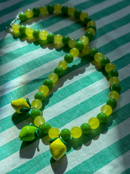 Lemon + Lime Trio Necklace