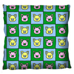 Load image into Gallery viewer, Cow/Pig Cushion: Choose Your Print *MADE-TO-ORDER*
