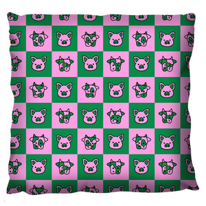 Cow/Pig Cushion: Choose Your Print *MADE-TO-ORDER*
