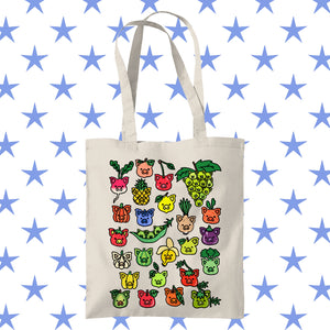 Natural Produce Pigs Tote Bag *MADE-TO-ORDER*