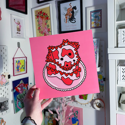 Cow Cake Print