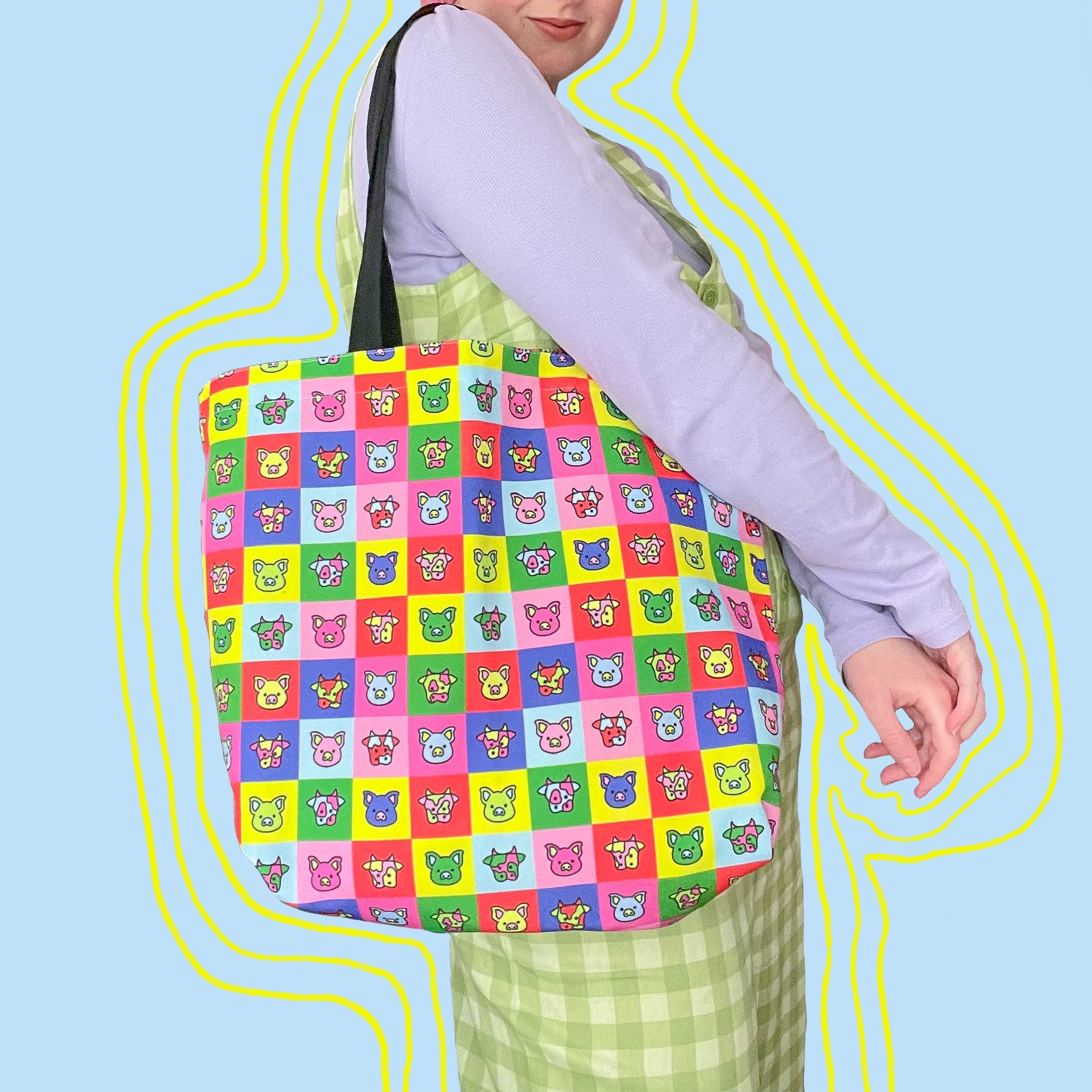 Rainbow Full Print Tote Bag *MADE-TO-ORDER*