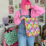 Load image into Gallery viewer, Rainbow Full Print Tote Bag *MADE-TO-ORDER*
