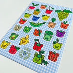 Load image into Gallery viewer, Produce Pigs A5 Sticker Sheet

